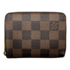 ルイ・ヴィトン LOUIS VUITTON ジッピー コインパース N63070 ブラウン ダミエ/レザー レディース コインケース