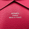 エルメス HERMES カルヴィデュオ B刻 ローズエクストリーム シェーブルシャムキラ レディース カードケース