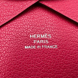 エルメス HERMES カルヴィデュオ B刻 ローズエクストリーム シェーブルシャムキラ レディース カードケース