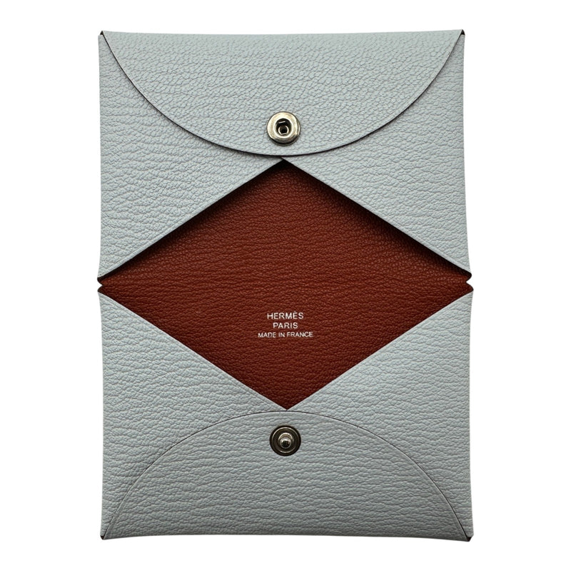 エルメス HERMES カルヴィ ヴェルソ U刻 ブループリュム/キュイーブル