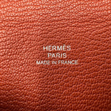 エルメス HERMES カルヴィ ヴェルソ U刻 ブループリュム/キュイーブル シェーブル レディース カードケース