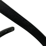 エルメス HERMES ケリードゥブルトゥールブレスレット T4 W刻印 ブラック シルバー金具 ボックスカーフ レディース ブレスレット