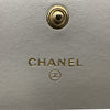 シャネル CHANEL CHANEL19 フラップコインパース AP1787 31番台 グレー ゴールド/シルバー金具 シャイニーラムスキン レディース ショルダーバッグ