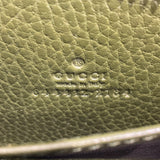 グッチ GUCCI ダブルG　コインケース 644412 グリーン レザー ユニセックス コインケース