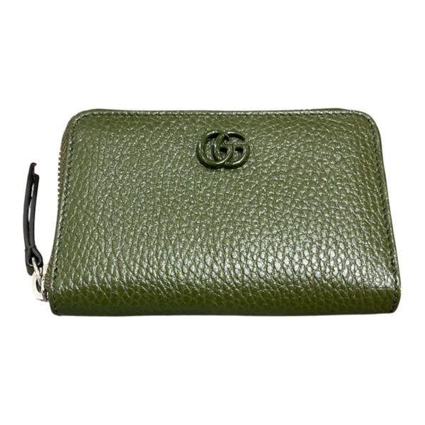 グッチ GUCCI ダブルG コインケース 644412 グリーン レザー ユニ