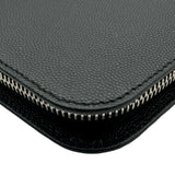 サンローラン SAINT LAURENT ロングジップウォレット 534290 ブラック レザー メンズ 長財布