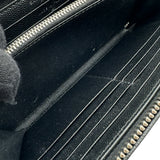 サンローラン SAINT LAURENT ロングジップウォレット 534290 ブラック レザー メンズ 長財布