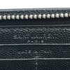 サンローラン SAINT LAURENT ロングジップウォレット 534290 ブラック レザー メンズ 長財布