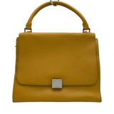 セリーヌ CELINE トラベーズ　ミディアム イエロー レザー レディース ショルダーバッグ