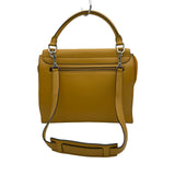 セリーヌ CELINE トラベーズ　ミディアム イエロー レザー レディース ショルダーバッグ