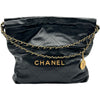 シャネル CHANEL CHANEL22 スモール AS3260 ブラック ゴールド金具 カーフスキン レディース ショルダーバッグ