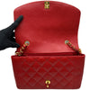シャネル CHANEL ダイアナ25 A01165 2番台 レッド ゴールド金具 キャビアスキン レディース ショルダーバッグ