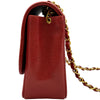 シャネル CHANEL ダイアナ25 A01165 2番台 レッド ゴールド金具 キャビアスキン レディース ショルダーバッグ