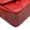 シャネル CHANEL ダイアナ25 A01165 2番台 レッド ゴールド金具 キャビアスキン レディース ショルダーバッグ