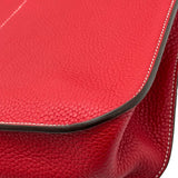 エルメス HERMES アルザン31 T刻印 ルージュカザック シルバー金具 トリヨン レディース ショルダーバッグ