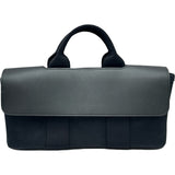 エルメス HERMES ヴァルパライソロングPM ブラック シルバー金具 トワル レディース ハンドバッグ
