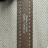 エルメス HERMES ガーデンパーティPM Y刻印 エトゥープシルバー金具 ネゴンダ レディース ハンドバッグ