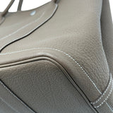 エルメス HERMES ガーデンパーティPM Y刻印 エトゥープシルバー金具 ネゴンダ レディース ハンドバッグ