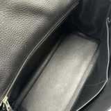 エルメス HERMES ケリー32 内縫い T刻印 ブラック シルバー金具 トゴ レディース ショルダーバッグ