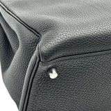 エルメス HERMES ケリー32 内縫い T刻印 ブラック シルバー金具 トゴ レディース ショルダーバッグ