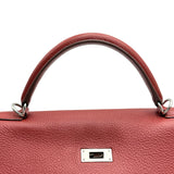 エルメス HERMES ケリー32 内縫い □M刻印 シエンヌ シルバー金具 トリヨン レディース ショルダーバッグ
