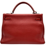 エルメス HERMES ケリー32 内縫い □M刻印 シエンヌ シルバー金具 トリヨン レディース ショルダーバッグ