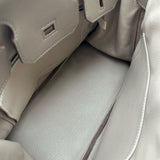 エルメス HERMES バーキン30 カザック P刻印 アルジル/エトゥープ/ローズジャイプール マットシルバー金具 トリヨン/スイフト レディース ハンドバッグ