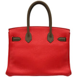 エルメス HERMES バーキン30 カザック P刻印 アルジル/エトゥープ/ローズジャイプール マットシルバー金具 トリヨン/スイフト レディース ハンドバッグ