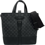 ルイ・ヴィトン LOUIS VUITTON ソミュール・トート M45914 ブラック モノグラム・エクリプス メンズ トートバッグ