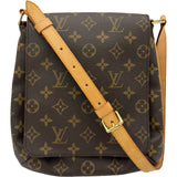 ルイ・ヴィトン LOUIS VUITTON ミュゼット・サルサ ショート M51258 ブラウン モノグラム・キャンバス レディース ショルダーバッグ