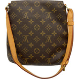 ルイ・ヴィトン LOUIS VUITTON ミュゼット・サルサ ショート M51258 ブラウン モノグラム・キャンバス レディース ショルダーバッグ