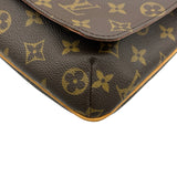 ルイ・ヴィトン LOUIS VUITTON ミュゼット・サルサ ショート M51258 ブラウン モノグラム・キャンバス レディース ショルダーバッグ