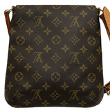 ルイ・ヴィトン LOUIS VUITTON ミュゼット・サルサ ショート M51258 ブラウン モノグラム・キャンバス レディース ショルダーバッグ