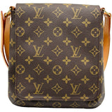 ルイ・ヴィトン LOUIS VUITTON ミュゼット・サルサ ショート M51258 ブラウン モノグラム・キャンバス レディース ショルダーバッグ