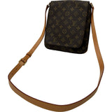 ルイ・ヴィトン LOUIS VUITTON ミュゼット サルサ ロング M51387 ブラウン モノグラムキャンバス レディース ショルダーバッグ