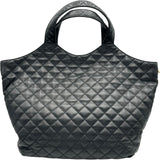サンローラン SAINT LAURENT イカール マキシ 698651 ブラック レザー レディース ショルダーバッグ