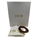 クリスチャン・ディオール Christian Dior パニエシャポー ベージュ ラフィア レディース ショルダーバッグ