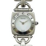 グッチ GUCCI ホースビット 6300L ホワイト ステンレススチール クオーツ レディース 腕時計