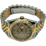 ロレックス ROLEX デイトジャスト36 116233 アイボリー ピラミッド ゴールド/ステンレススチール 自動巻き メンズ 腕時計