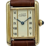 カルティエ Cartier マスト タンク SM W1003053 アイボリー ゴールドメッキ クオーツ レディース 腕時計