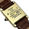 カルティエ Cartier マスト タンク SM W1003053 アイボリー ゴールドメッキ クオーツ レディース 腕時計