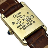 カルティエ Cartier マスト タンク SM W1003053 アイボリー ゴールドメッキ クオーツ レディース 腕時計
