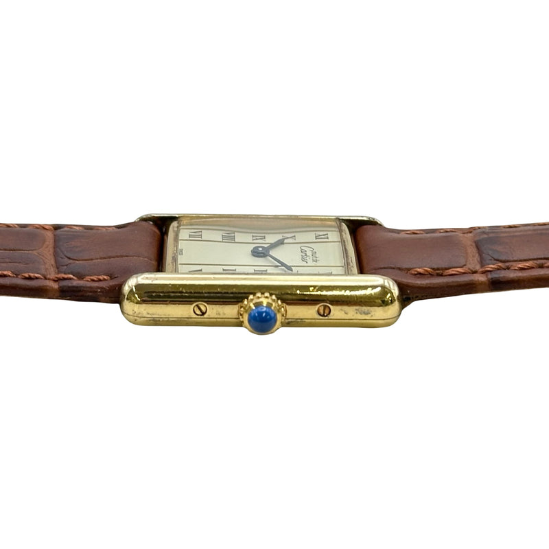 カルティエ Cartier マスト タンク SM W1003053 アイボリー ゴールド