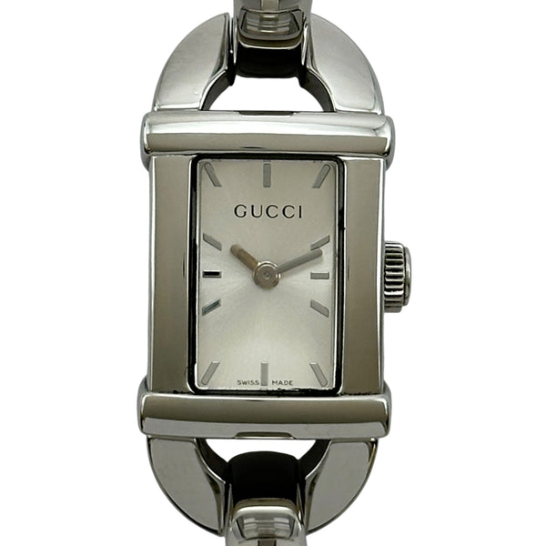 グッチ GUCCI バングルウォッチ ホースビット 6800L シルバー