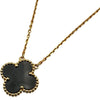 ヴァンクリーフ＆アーペル Van Cleef & Arpels ヴィンテージアルハンブラネックレス ゴールド Au750 オニキス ジュエリー
