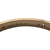 カルティエ Cartier ラブブレス4Pダイヤ ピンクゴールド 750 ダイヤモンド ジュエリー