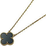 ヴァンクリーフ＆アーペル Van Cleef & Arpels ヴィンテージアルハンブラネックレス ゴールド Au750 オニキス ジュエリー