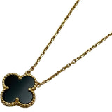 ヴァンクリーフ＆アーペル Van Cleef & Arpels ヴィンテージアルハンブラネックレス ゴールド Au750 オニキス ジュエリー
