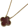 ヴァンクリーフ＆アーペル Van Cleef & Arpels ヴィンテージアルハンブラネックレス ゴールド Au750 カーネリアン ジュエリー