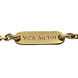 ヴァンクリーフ＆アーペル Van Cleef & Arpels ヴィンテージアルハンブラネックレス ゴールド Au750 マラカイト ジュエリー